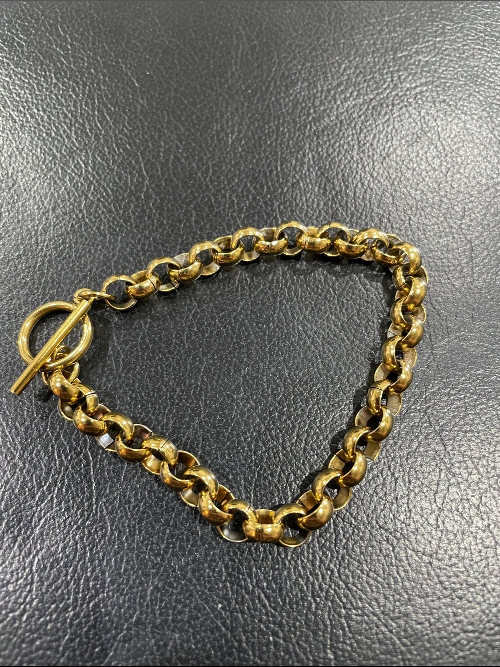Gold tone Rolo Bracelet New
